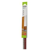 Bas de porte isolant à brosse douce à visser 1m Marron - INVENTIV