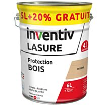 Lasure 4 ans chêne clair 5 L+20% - INVENTIV