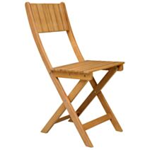 Chaise pliable Lakoa en eucalyptus - INVENTIV
