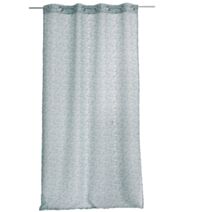 Voilage Cottage imprimé 140 x 240 cm lagon - DECOSTARS