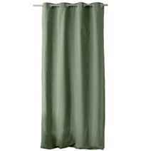 Rideau polyester Stella  135 x 240 cm argile - DECOSTARS