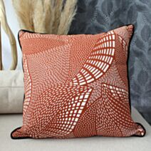 Coussin déhoussable Ethnic loft 40 x 40 cm terracotta - DECOSTARS
