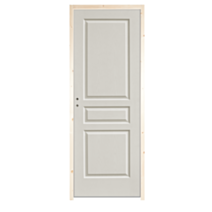 Bloc porte alvéolé 3 panneaux 93 cm gauche