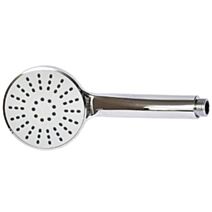 Douchette ronde ABS 10cm chrome 1 fonction anticalcaire - TENDANCE