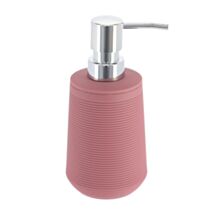 Distributeur à savon strié thermoplastique + caoutchouc 270mL violine