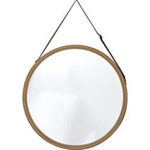Miroir à suspendre Ø38 cm bambou - TENDANCE