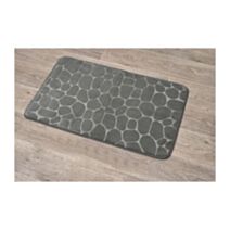 Tapis mémoire de forme galet 50 x 80 cm vert kaki - TENDANCE