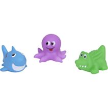 Set de 3 animaux de bain sonores PVC Enfantine
