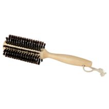 Brosse à cheveux ronde en bois - TENDANCE