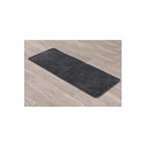 Tapis microfibre double vasque 50 x 120 cm gris foncé - TENDANCE