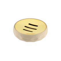 Porte savon ABS/caoutchou beige - TENDANCE