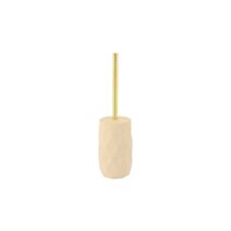 Brosse WC ABS/caoutchou beige - TENDANCE