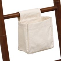 Petit panier rangement à scratch coton naturel  - TENDANCE