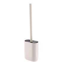 Brosse WC ovale polyrésine Japandi beige - TENDANCE