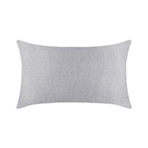 Coussin polyester Copenhague 30 x 50 cm cotelé gris perle - LOVELY CASA