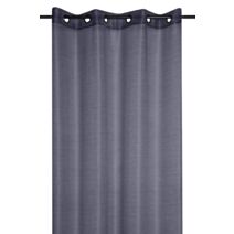 Voilage Linwood 140 x 260 cm gris anthracite - LOVELY CASA
