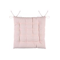 Assise matelassée Duo 38 x 38 cm rose - STOF