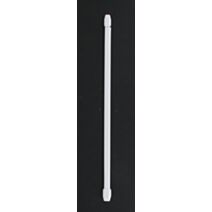Lot de 2 tringles extensible ovale 30 x 40 cm - blanc