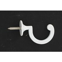 Lot de 2 gonds crosse  - blanc