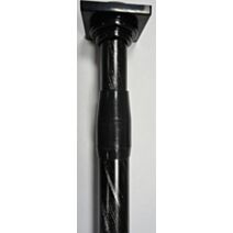 Tringle extensible entre-murs ⌀ 22 135-250 cm - noir et argent