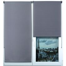 Store enrouleur tamisant 60 x 90 cm gris - LUANCE 