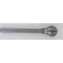 Kit extensible 120-210 cm ⌀ 19 embout Touch of Zen - gris/noir