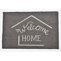 Tapis imprimé Welcome 40 x 60 cm cm coco - gris