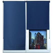 Store enrouleur occultant 60 x 90 cm bleu - LUANCE 