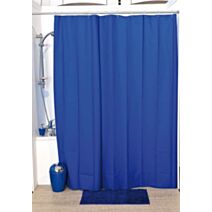 Rideau de douche peva 180 x 200 cm - bleu marine