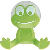 Crochet grenouille sur ventouse - anis