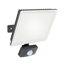 Projecteur mural noir led IP44 détecteur mouvement 2600Lm 30W 6500K - XANLITE