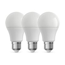 2+1 ampoules SMD led A60 opaque E27 806Lm 8,5W 3000K - XANLITE