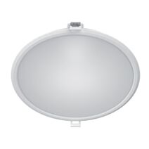 Dalle encastrable ronde 2200lm IP44 blanc saillie ou encastrable - XANLITE