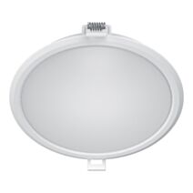 Dalle encastrable ronde 1450lm IP44 blanc saillie ou encastrable - XANLITE
