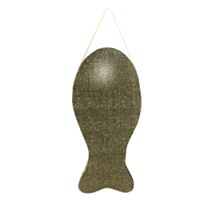 Griffoir forme poisson à suspendre herbe à chat 50 x 23 cm - ZAMIBO