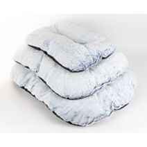 Matelas velours peluche antidérapant 91 x 68 cm gris - ZAMIBO