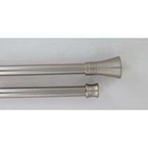 Kit extensible double 120-210 cm D19 Lotus argent