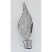 Lot de 2 embouts Feuille D20 argent/noir - LUANCE