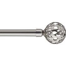 Kit extensible 210-380 cm D19 embout Retro argent - LUANCE