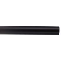 Tube fer forgé extensible D28 1.85-3.50m noir mat