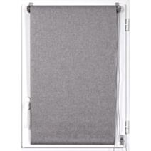 Store enrouleur tamisant texturé 150 x 180 cm gris - LUANCE