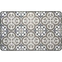Tapis imprimé 50 x 80 cm Paco polyester bleu - LUANCE