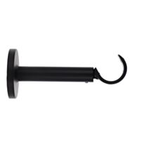 Support simple ouvert extensible Ø28 mm x 115 mm noir mat - LUANCE