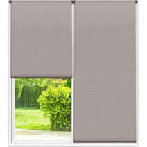 Store enrouleur occultant texturé 200 x 220 cm taupe - LUANCE