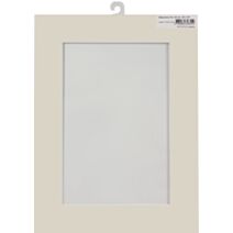 Passe partout 30 x 40 cm ouverture 20 x 30 cm ivoire - AMT