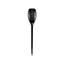 Torche solaire en résine 12 led ambrée vacillantes - GALIX