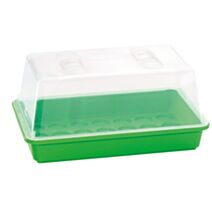 Mini-serre rigide M 38 x 24 x 19 cm avec aérateurs/couvercle empilés - ROMBERG
