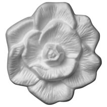 Set de 2 tatoos mural adhésif 3D Rose Ø13,5 cm - DECOSA
