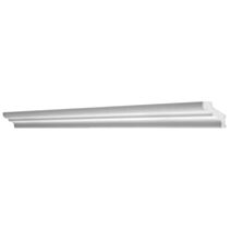 Moulure auto-adhésive Romina blanc 1,5 m - DECOSA