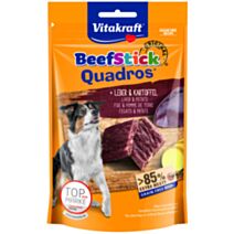 Friandise chien Beefstick Quadros foie et pomme de terre 70 g - VITAKRAFT